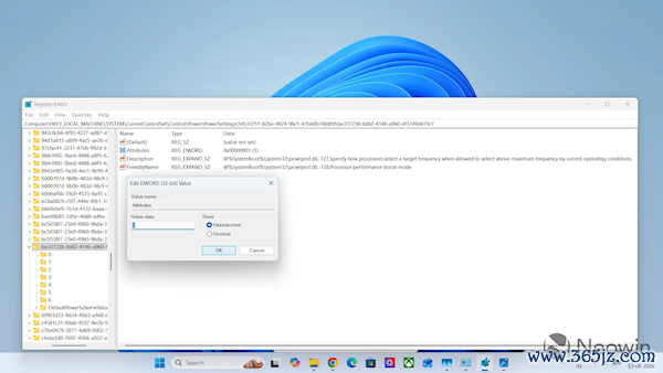 Windows 11尽然装束了7种CPU性能风物！只需修改注册表一个数 一键解锁电脑后劲